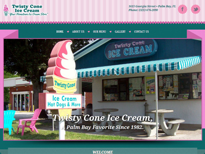 Twisty Cone Ice Cream